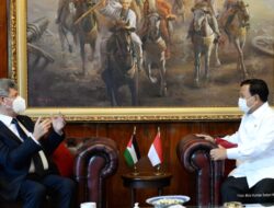 Menhan Prabowo Terima Kunjungan Kehormatan Dubes Palestina
