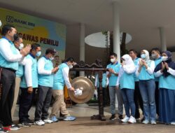 Bawaslu DKI Gelar Apel Siaga Kesiapan Pengawas Pemilu di Tebet Eco Park